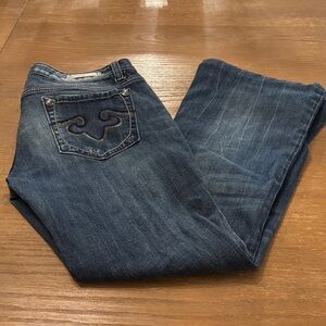 Express Dark Blue Boot Cut Jeans